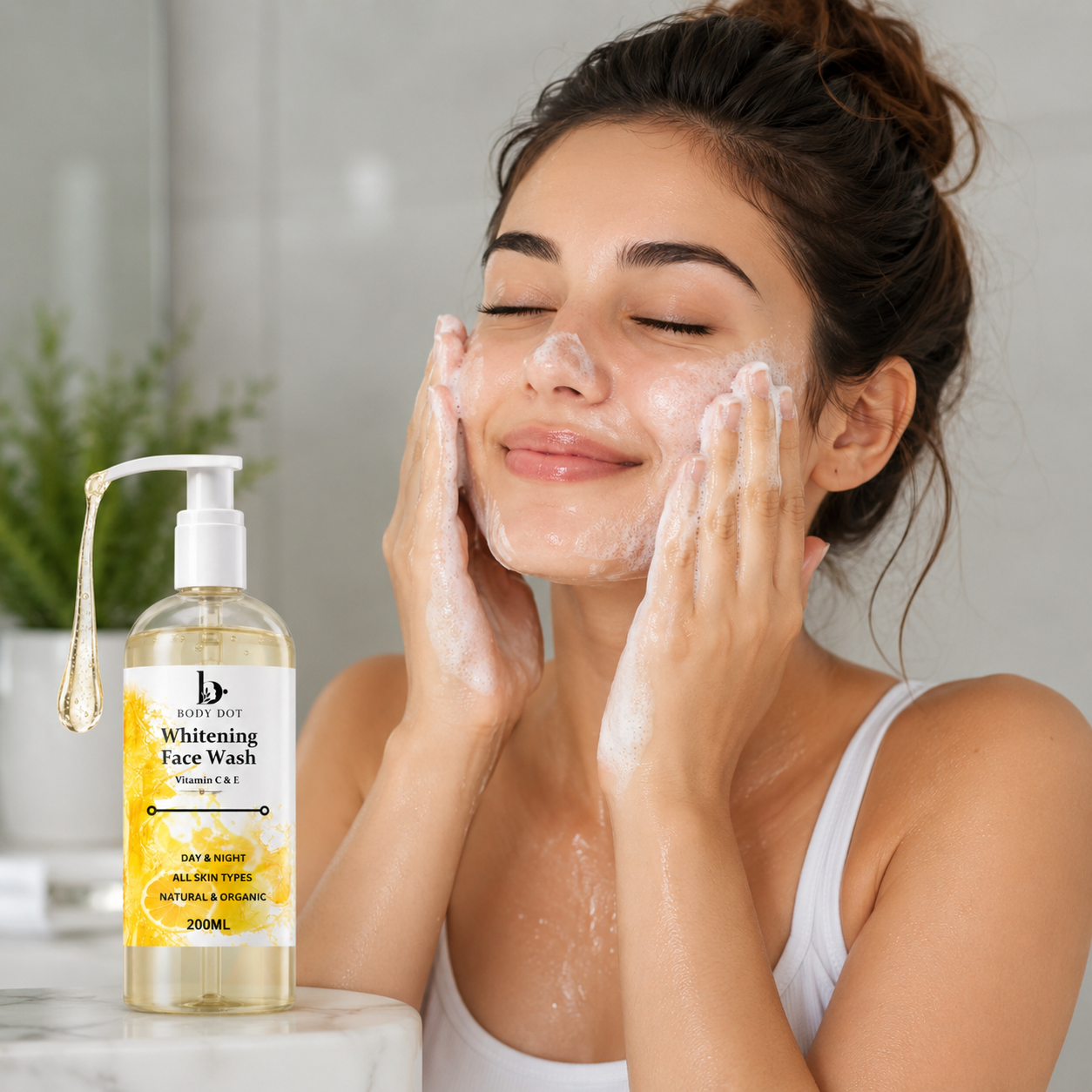FACE WASH (VITAMIN C & E) 200 ML