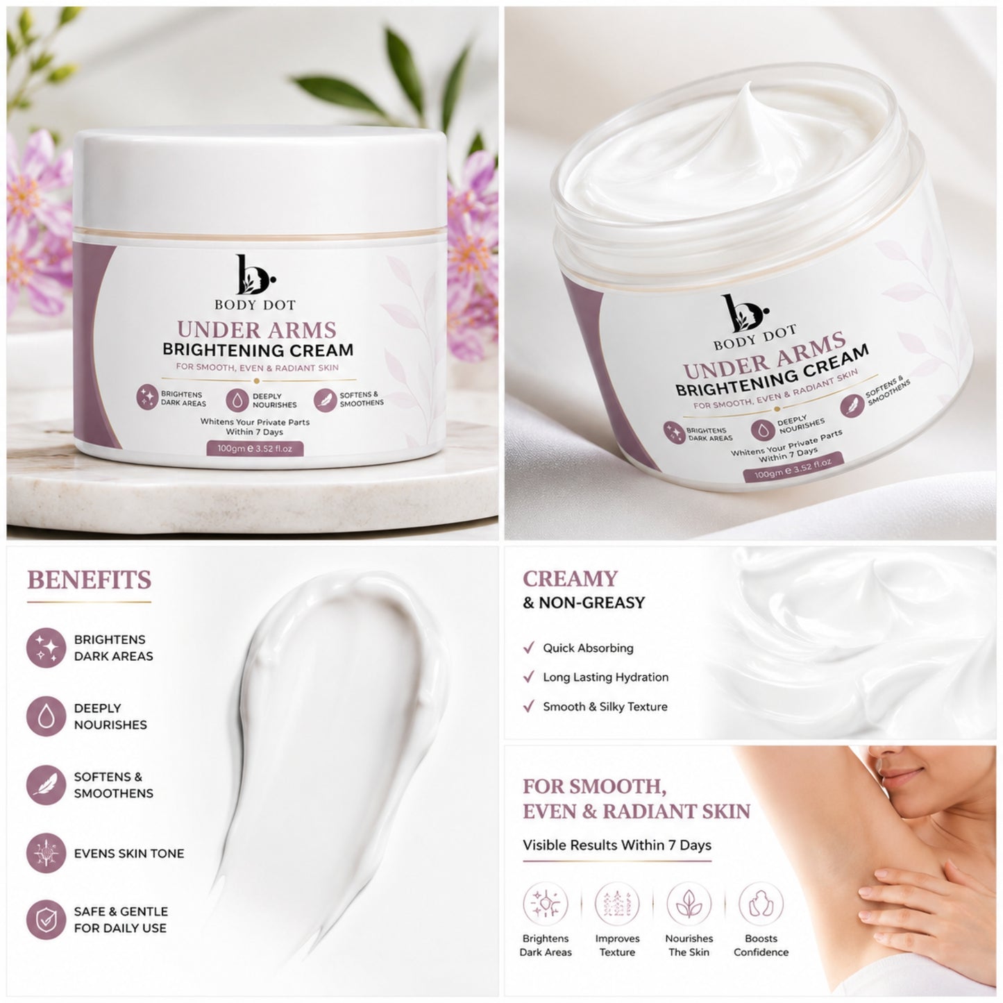 UNDER ARM BRIGHTENING CREAM 100 G