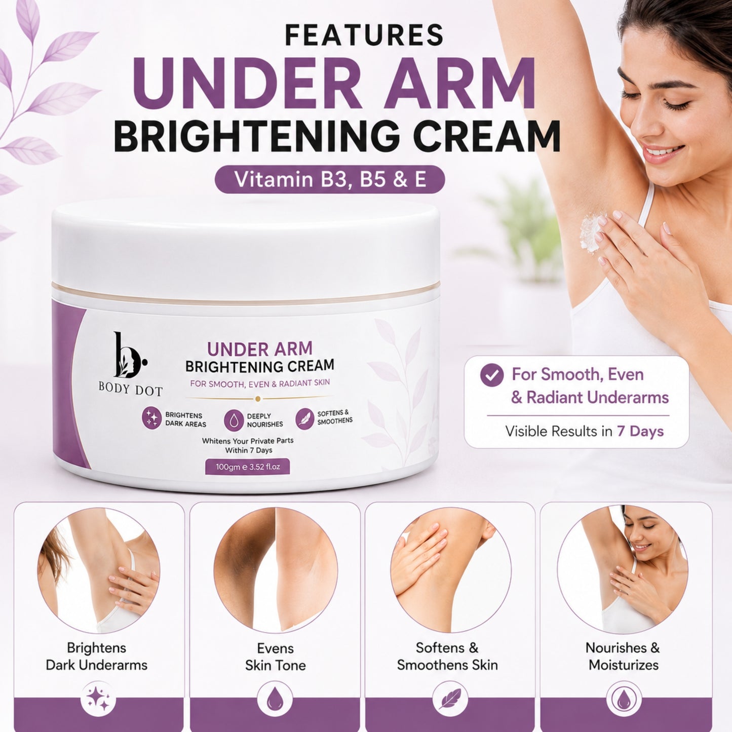 UNDER ARM BRIGHTENING CREAM 100 G