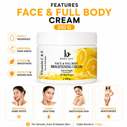 BRIGHTENING FACE & BODY CREAM 350 G